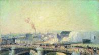 2 le pont boieldieu a rouen soleil couchant 1896 pissarro 499138