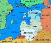 Carte pays baltes